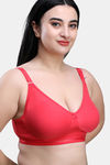 Maroon Clothing Single Layered Non Wired Full Coverage T-Shirt Bra (Pack of 2) - Multicolor — thumbnail 3